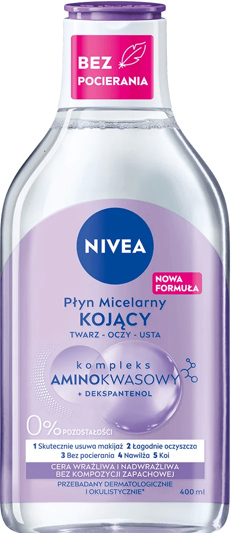 Успокаивающая мицеллярная вода Nivea для чувствительной кожи 400 мл