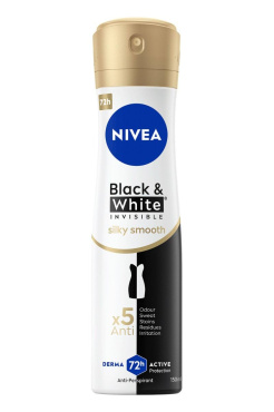 Антиперспирант спрей NIVEA Черное и Белое невидимый гладкий шелк, 150 мл