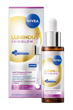 Сироватка для обличчя Nivea Luminous 630 сяйво шкіри Skin Glow, 30 мл