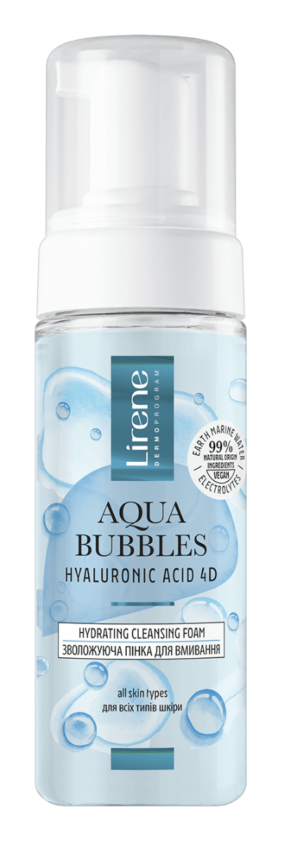 Пінка для вмивання Lirene зволожуюча Aqua Bubbles, 150мл