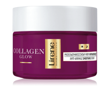 Крем для обличчя Lirene проти зморшок розгладжуючий Collagen Glow 50+, 50 мл