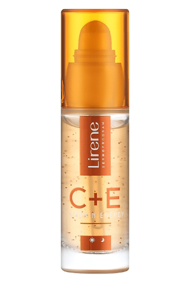Сыворотка для лица Lirene концентрированная, для восстановления и осветления кожи C+E Vitamin Energy, 30 мл