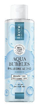 Тонік для обличчя Lirene зволожуючий Aqua Bubbles, 200мл