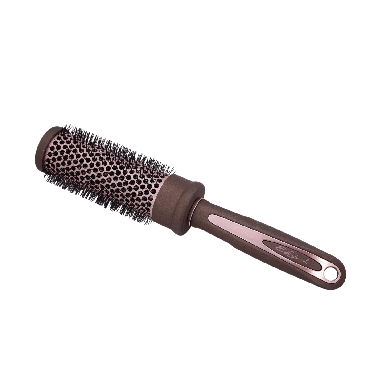 Щітка брашінг керамічна Ewa Schmitt BoutiQue коричнево-рожева довжина 25 см діаметр 3.4 см 1 шт.