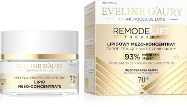Мезо-крем Eveline липидный для омоложения и укрепления кожи 70+ D’AURY RemodeLift Therapy, 50 мл