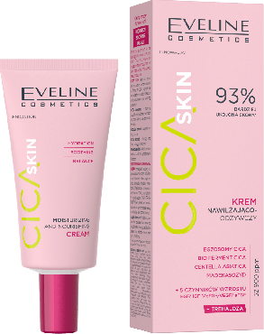 Крем для обличчя Eveline зволожувальний та живильний Cica Skin, 50 мл