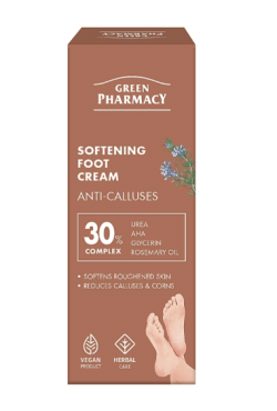 Крем для ног Green Pharmacy Смягчающий 30% Complex Herbal Care, 75 мл