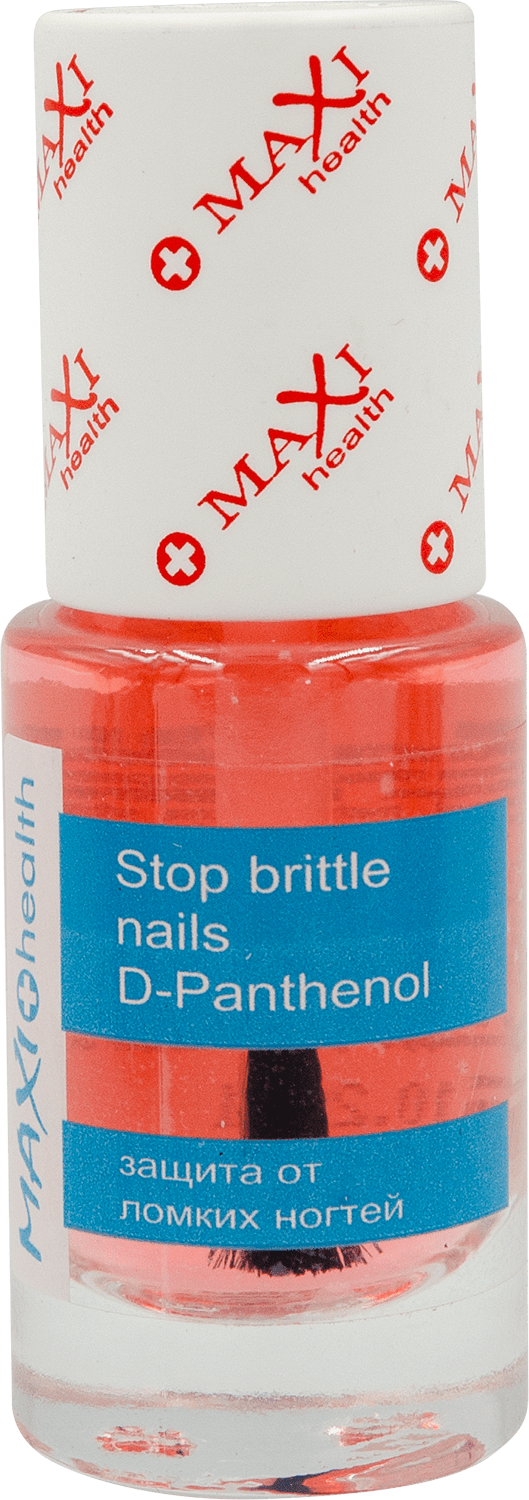 Защита от ломких ногтей Maxi Health с Д-пантенолом №10, 10 мл