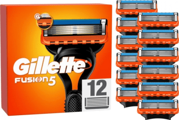 Сменные картриджи для бритья Gillette Fusion5 (лезвия) мужские 12 шт. фото 1