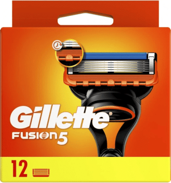 Сменные картриджи для бритья Gillette Fusion5 (лезвия) мужские 12 шт.