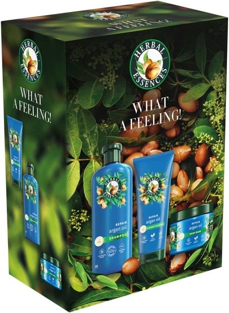 Подарочный набор Herbal Essences Аргановое масло (Шампунь 350 мл + Маска для волос 300 мл + Кондиционер для волос 250 мл)