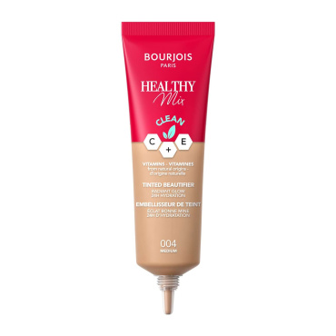 Увлажняющий тональный флюид Bourjois HEALTHY MIX CLEAN, 004 Medium фото 1