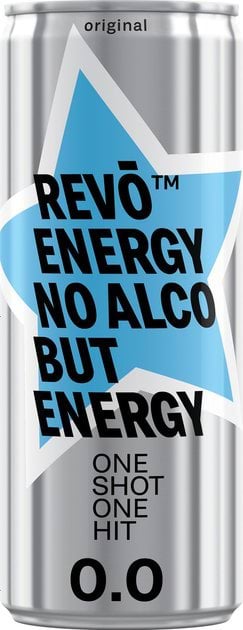 Напиток энергетический Рево Energy Original сильногазированный 250 мл