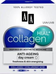Крем для обличчя зміцнюючий денний AA Cosmetics 30+ Collagen Hial, 50 мл