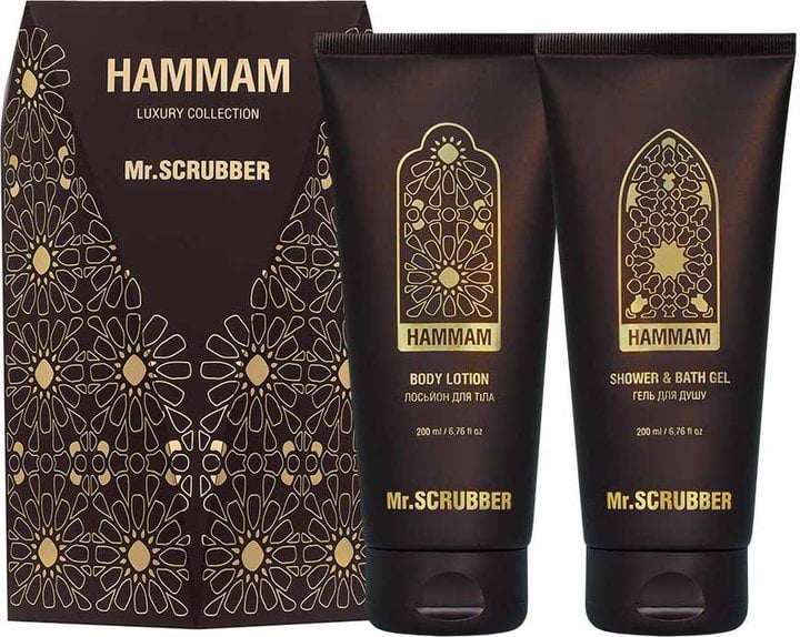 Подарунковий набір Mr.Scrubber Luxury Collection Hammam (гель для душу 200 мл + лосьйон для тіла 200 мл)