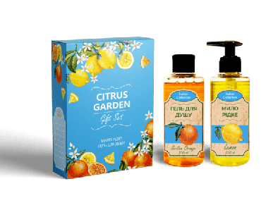 Набор подарочный VIVAfruts Citrus Garden (мыло жидкое 250 мл, гель для душа 250 мл)