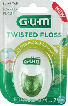 Зубна нитка GUM deep clean twisted floss м'ятна вощена 30 м