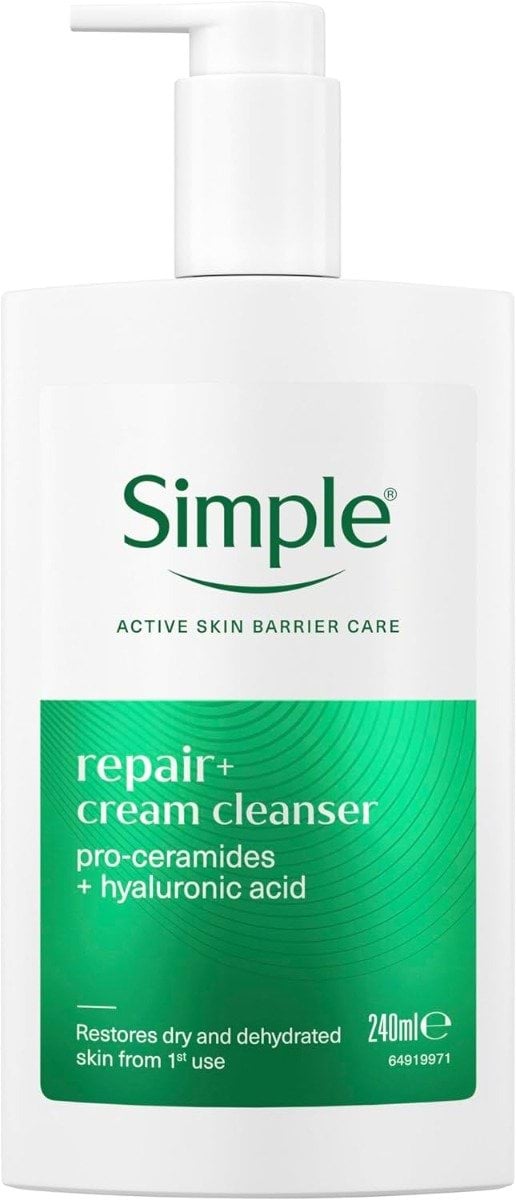 Гель для вмивання Simple Active Skin Barrier Care з про-керамідами та гіалуроновою кислотою 240 мл