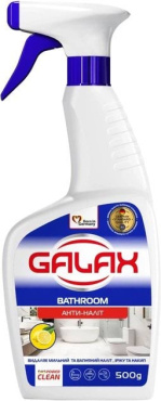 Засіб для миття ванної кімнати Galax das Power Clean Антиналіт 500 г
