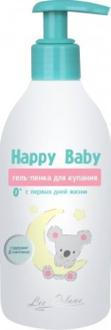 Happy baby Гель-пенка для купания с первых дней жизни 0+, 300 мл