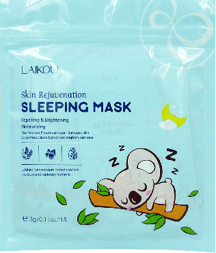 Набір масок для обличчя Laikou нічний догляд з омолоджуючим та відбілюючим ефектом, 3 г*15 шт