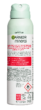 Аерозоль Дезодорант-Антиперспірант GARNIER Mineral Магній Ультрасухість Інтенсивний захист, 150 мл фото 1