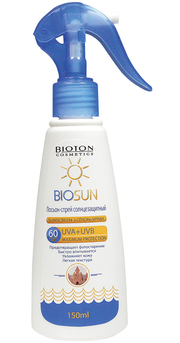 BioSan Лосьйон-спрей сонцезахисний SPF 60, 150мл