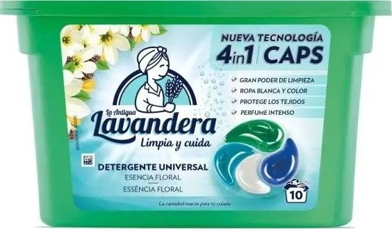 Капсули для прання Lavandera 4 в 1 Жасмин і бергамот 10 шт.
