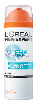 Пена для бритья L'Oréal Paris Men Expert Гидра Сенситив для чувствительной кожи, 200 мл