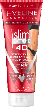 Термоактивный крем-гель Eveline Slim Extreme 3D для коррекции фигуры 250 мл