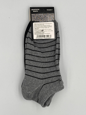 Shagal шкарпетки жіночі вкорочений паголенок р 23-25, смужки та горох, набір 2шт фото 3