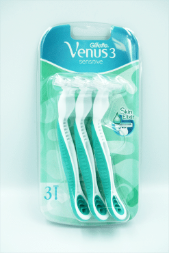 Gillette Venus 3 Sensitive Blue станок жін. одноразовий 3 леза, 3 шт