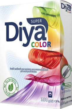 Пральний порошок Super Diya Color для кольорової білизни 350 г
