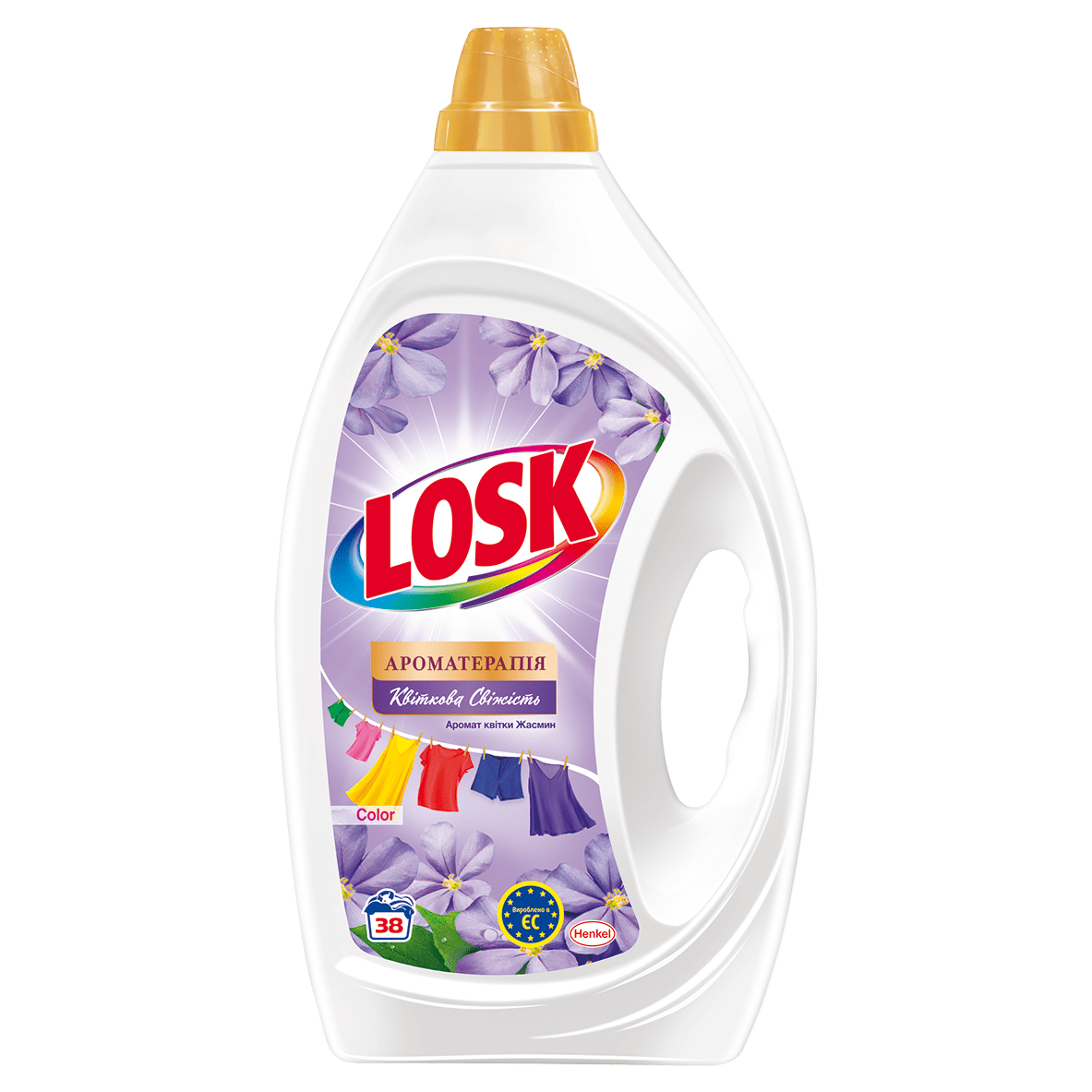 Гель для прання Losk Color Ароматерапія Жасмин 1710 мл