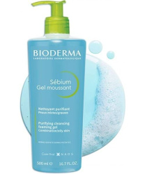 BIODERMA гель д/умывания очищающий gel moussant Sebium, 200мл