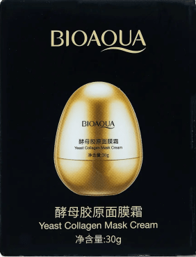 Крем-маска для обличчя BIOAQUA із протеїном яєчного білка 30 г