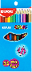 Набор карандашей разноцветных 12шт ST42036 (izi22), 1набор