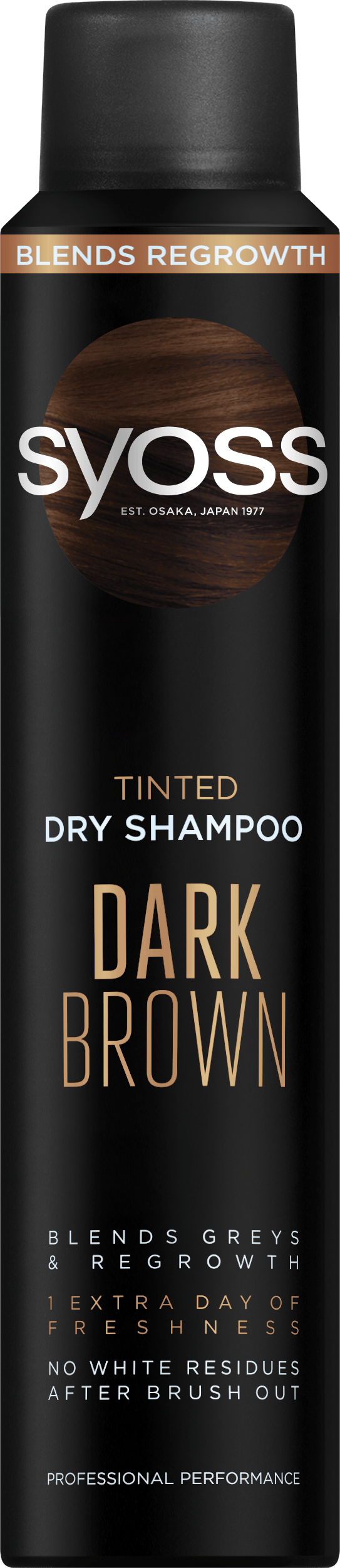 Сухий шампунь Syoss Dark Brown 200 мл
