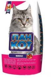 Пан Кот Сухой корм для кошек Микс, 400 г