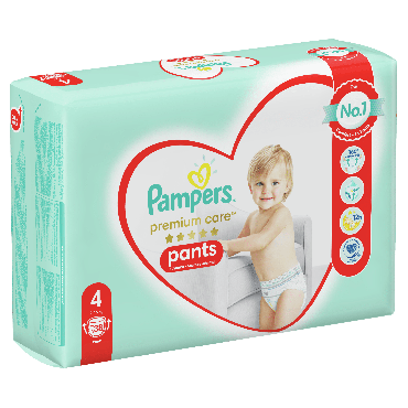 Pampers Premium Care Pants підгузки - трусики Розмір 4 (9-15 кг), 38 шт фото 2