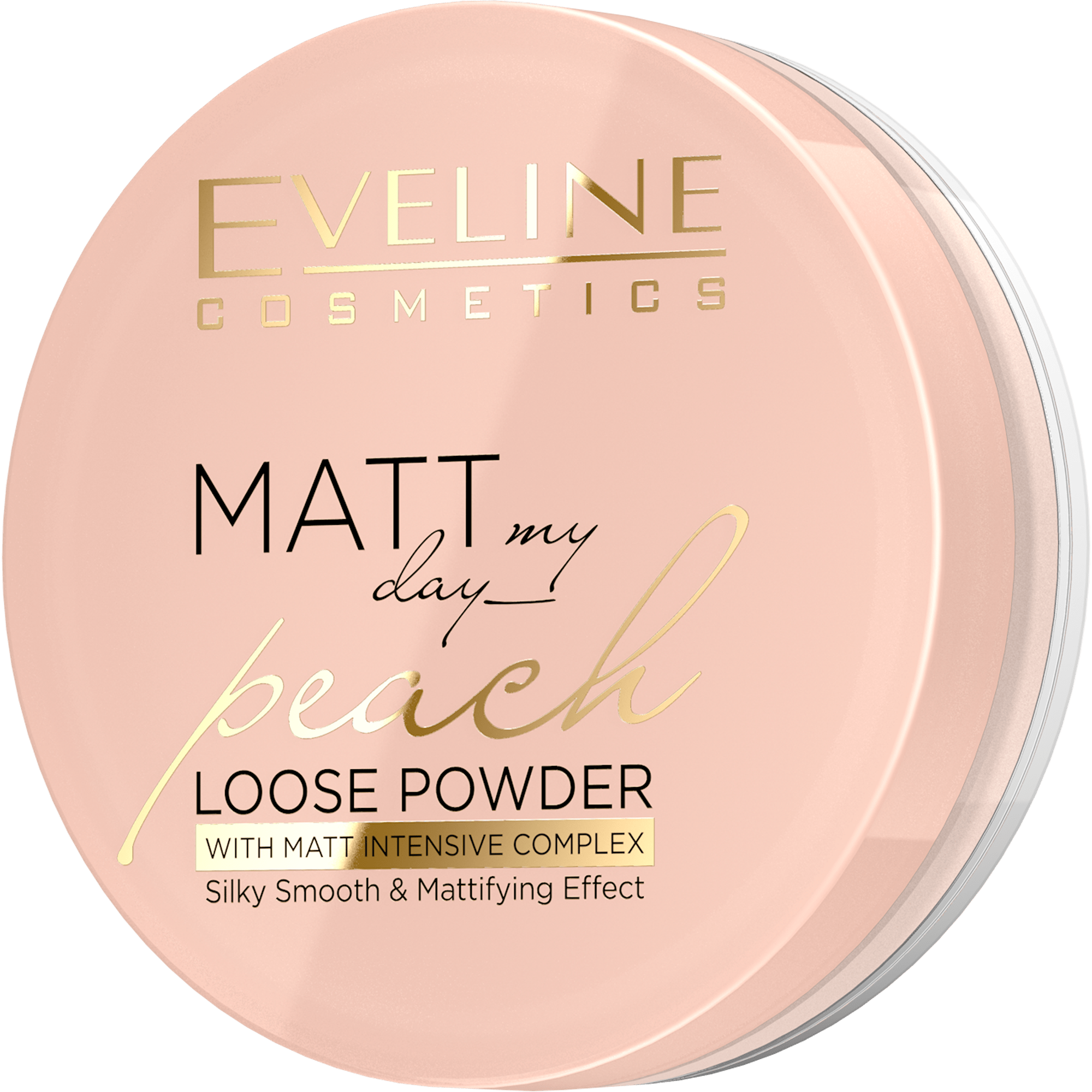 Пудра для обличчя Eveline Cosmetics PEACH MATT MY DAY LOOSE POWDER розсипчаста матуюча, 6 г