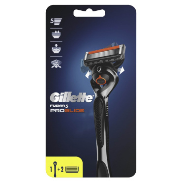Станок для гоління чоловічий (Бритва) Gillette Fusion5 ProGlide Flexball з 2 змінними картриджами фото 1