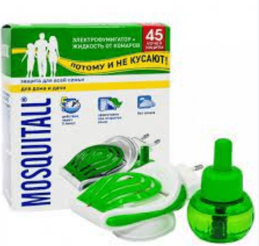 Mosquitall "Захист для всієї родини" електрофумігатор + рідина від комарів 45 ночей