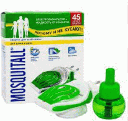 Mosquitall "Захист для всієї родини" електрофумігатор + рідина від комарів 45 ночей