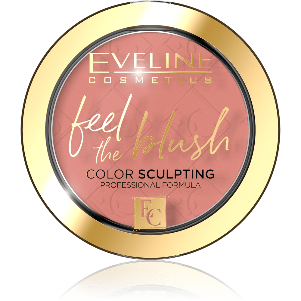 Румяна для лица Eveline серии FEEL THE BLUSH0 1-PEONY, 5 г