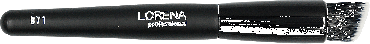 LORENA Professional Пензлик для основи скошений Slanted Foundation Brush, артикул 871, 1 шт