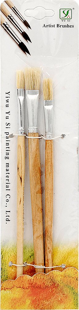 Набор кистей для рисования 3шт PRS112202 (izi22), 1набор