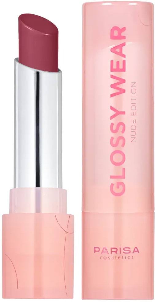 Помада для губ увлажняющая PARISA Lipstick Glow Wear Cool blush 602 