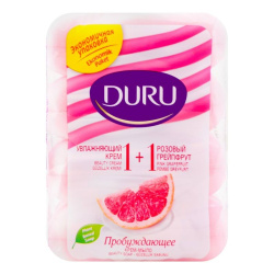 Крем мыло Duru Soft Sensations Розовый грейпфрут, 4*80 г