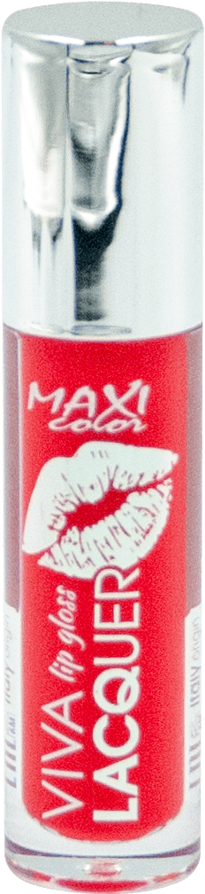 Помада для губ жидкая глянцевая Maxi Color Viva Lacquer Lip Gloss, 4.5 мл